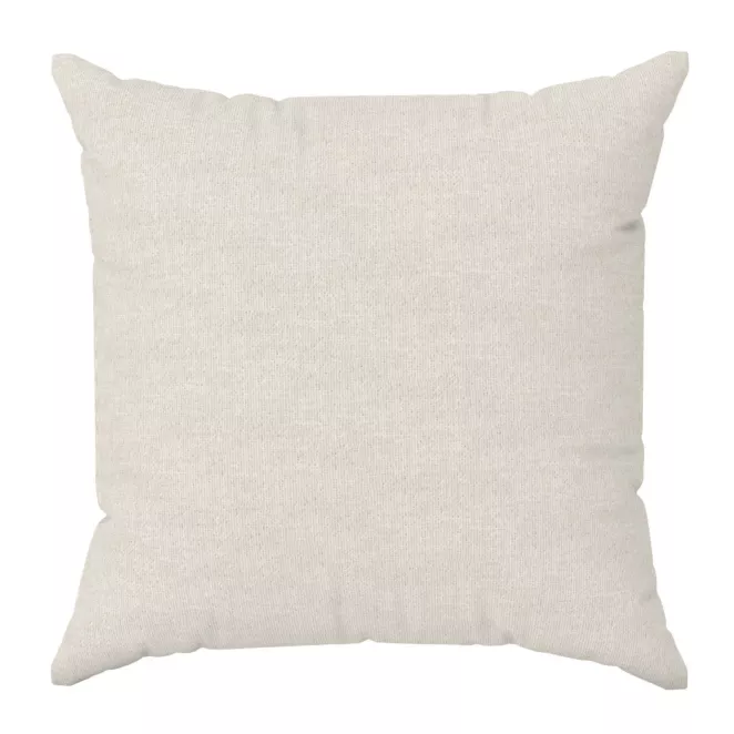 Poszewka szyta naturalna z tkaniny zaciemniającej typu dimout o naturalnym splocie, z efektem melanżu