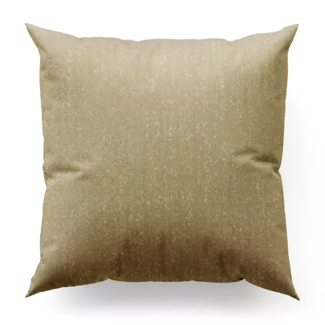 Poszewka szyta złota z lekko usztywnianej tkaniny z przecieranym wzorem