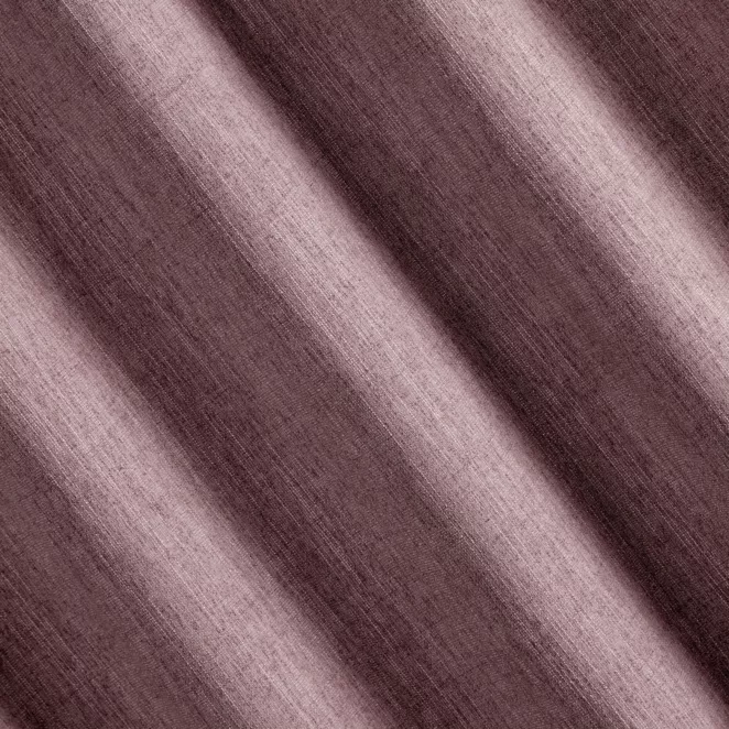 R225/18 Zasłona szyta na taśmie 5 cm fioletowa z tkaniny o naturalnym splocie z efektem melanżu