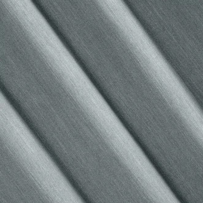 R225/2 Zasłona szyta na taśmie 5 cm srebrna z tkaniny o naturalnym splocie z efektem melanżu