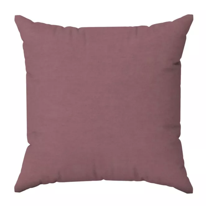 Poszewka szyta DORA - HIT wrzosowa z miękkiej tkaniny o welurowej strukturze