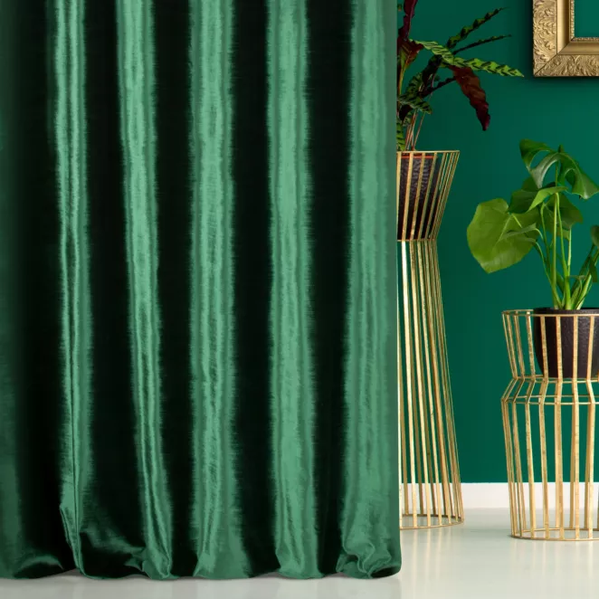 Tkanina zasłonowa gruba, welwetowa z połyskiem  z kolekcji Pierre Cardin