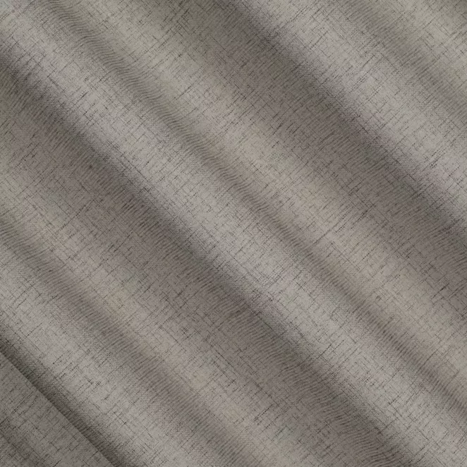 M213/5 Zasłona szyta na taśmie 5 cm jasnoszara z tkaniny w stylu eko o naturalnym splocie