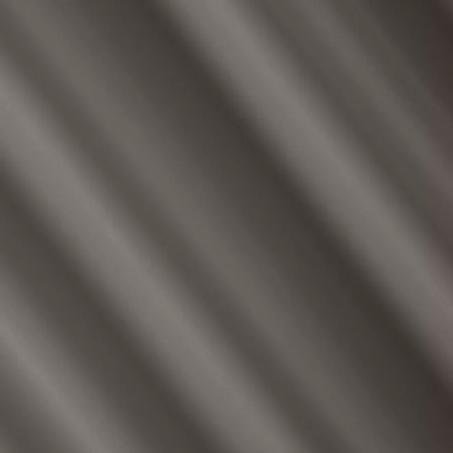 L148/12 Zasłona szyta na taśmie 5 cm szara z gładkiej tkaniny zaciemniającej typu dimout wykończona obciążnikiem