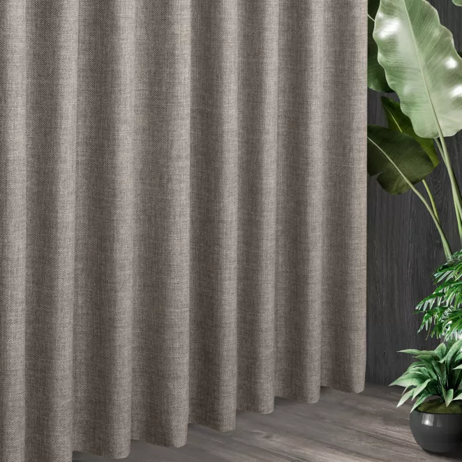 Tkanina zasłonowa o grubszym widocznym splocie