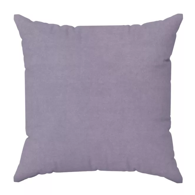 Poszewka szyta DORA - HIT liliowa z miękkiej tkaniny o welurowej strukturze