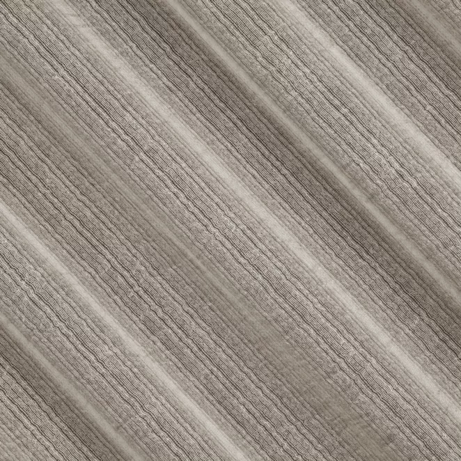 M216/4 Firana szyta na taśmie 5 cm beżowa z półmatowej kreszowanej tkaniny, w nieregularne, cienkie, pionowe pasy, wykończona obciążnikiem