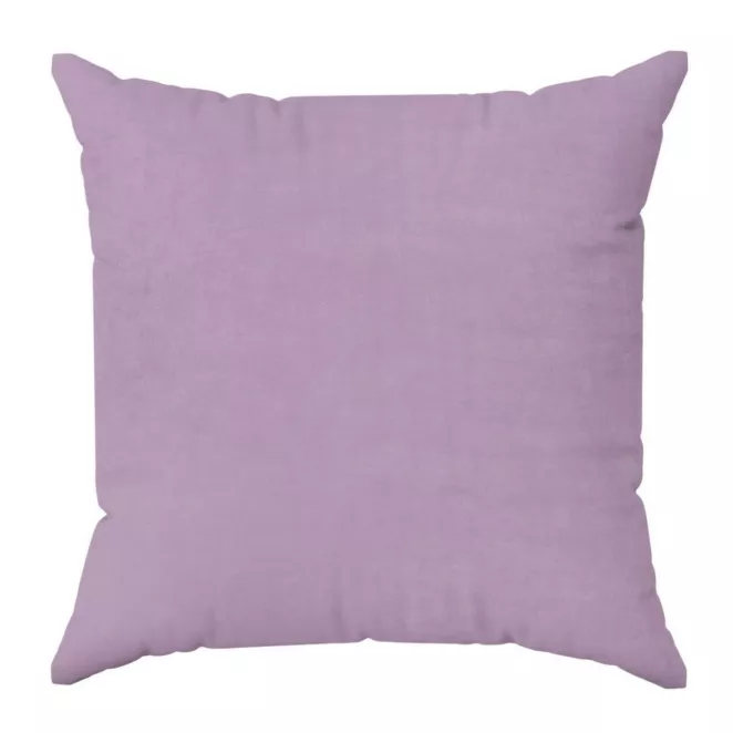 Poszewka szyta ENYA liliowa z miękkiej półmatowej tkaniny welwetowej
