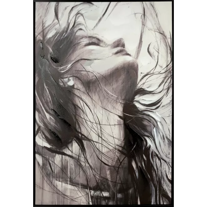 Obraz FACE ręcznie malowany na płótnie