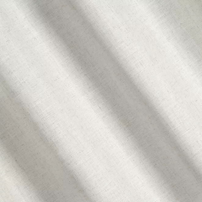 H199/1 Zasłona szyta na taśmie 5 cm naturalna z tkaniny o naturalnym splocie z dodatkiem lnu