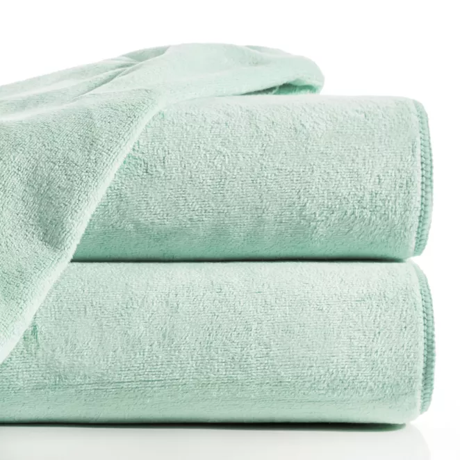 Ręcznik do rąk 30x30 cm z mikrofibry kolor miętowy szybkoschnący 380g/m2 AMY