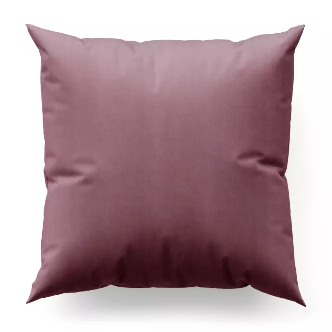 Poszewka szyta SAFARI wrzosowa z miękkiej welwetowej tkaniny z połyskiem