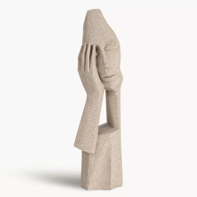 Figurka dekoracyjna inspirowana nowoczesną rzeźbą