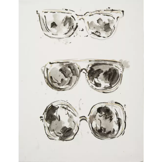 Obraz FANCY 2  ręcznie malowany na płótnie kolekcja okularów