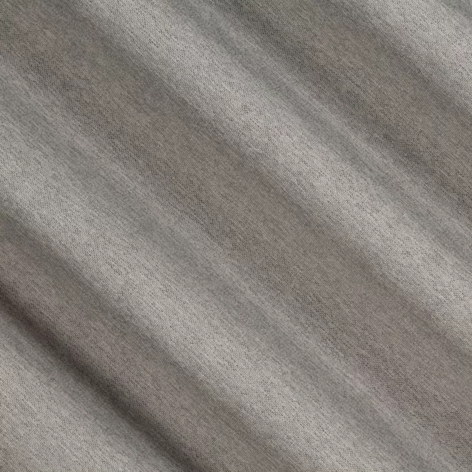 P285/2 Zasłona szyta na taśmie 5 cm srebrna z tkaniny o melanżowej strukturze