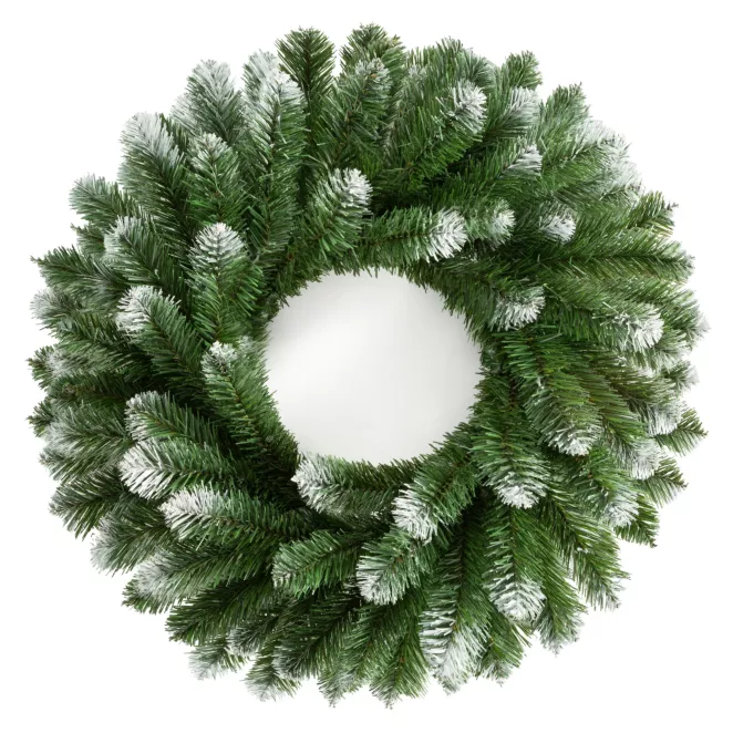 Ośnieżony wianek świąteczny ŚWIERK GÓRSKI