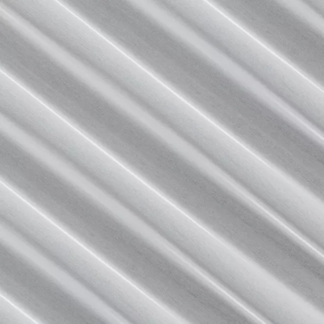 H249/2 Firana szyta na taśmie 5 cm biała z miękkiej, matowej tkaniny ozdobionej aplikacją z wzorem fantazyjnym