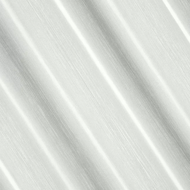 E37/9 Firana szyta na taśmie 5 cm kremowa z miękkiej półprzezroczystej tkaniny z efektem deszczyku, wykończona obciążnikiem