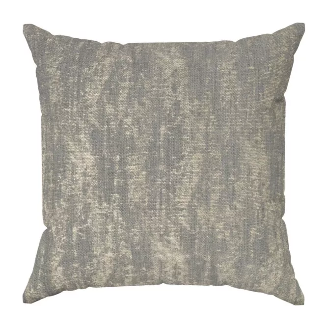 Poszewka szyta popielato złota z eleganckiej tkaniny o prostym splocie z połyskującym dodatkiem