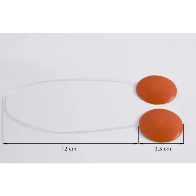 Upinacz dekoracyjny do firan i zasłon z magnesem