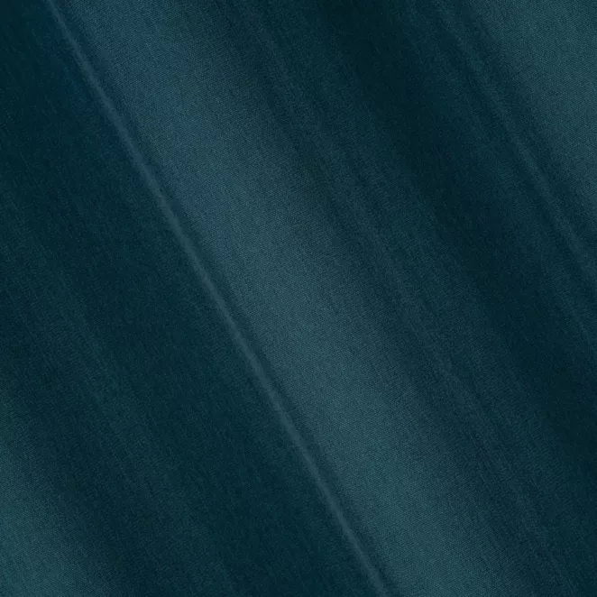 P248/10 Zasłona szyta na taśmie 5 cm turkusowa z miękkiej tkaniny z efektem melanżu