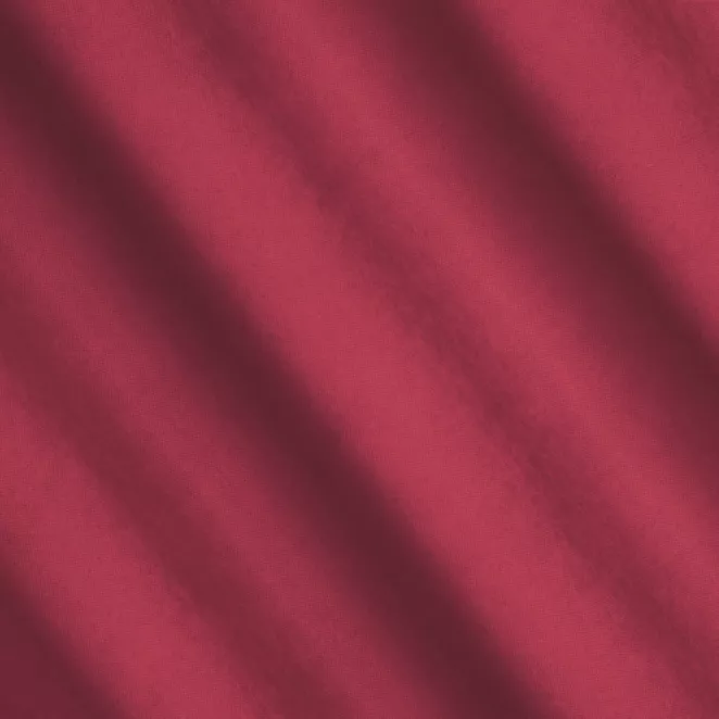 L56/14 Zasłona szyta na taśmie 5 cm ADESSA amarantowa z miękkiej tkaniny o welurowej strukturze