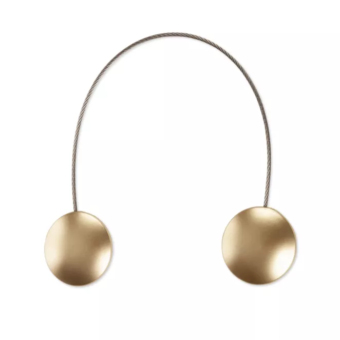 Zestaw 2 sztuk upinaczy do zasłon dekoracyjnych z magnesem