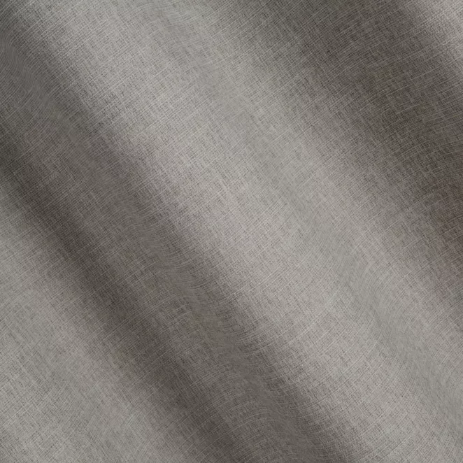 H188/4 Zasłona szyta na taśmie 5 cm GEONOA szara z miękkiej tkaniny o naturalnym charakterze z widocznym ozdobnym splotem