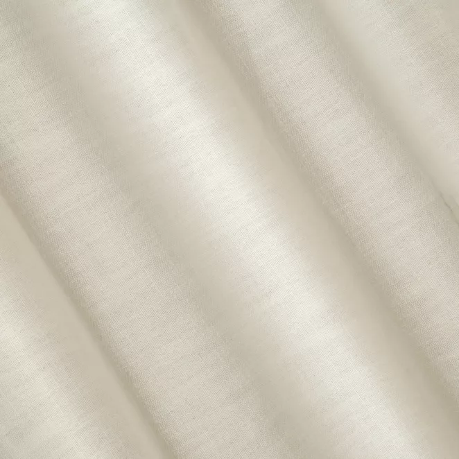 L173/2 Zasłona szyta na taśmie 5 cm kremowa o naturalnym, gęstym splocie w stylu eko