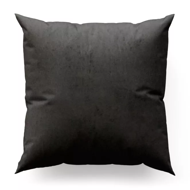 Poszewka szyta ALIKKA czarna z imitacji skóry, miękkiej a równocześnie wytrzymałej