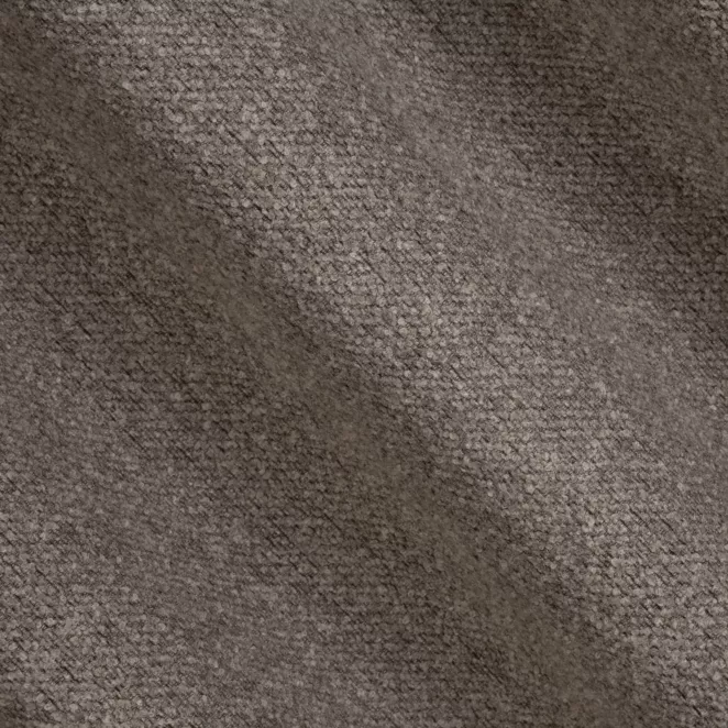 M202/9 Zasłona szyta na taśmie 5 cm jasnobrązowa z tkaniny bukla z efektem melanżu