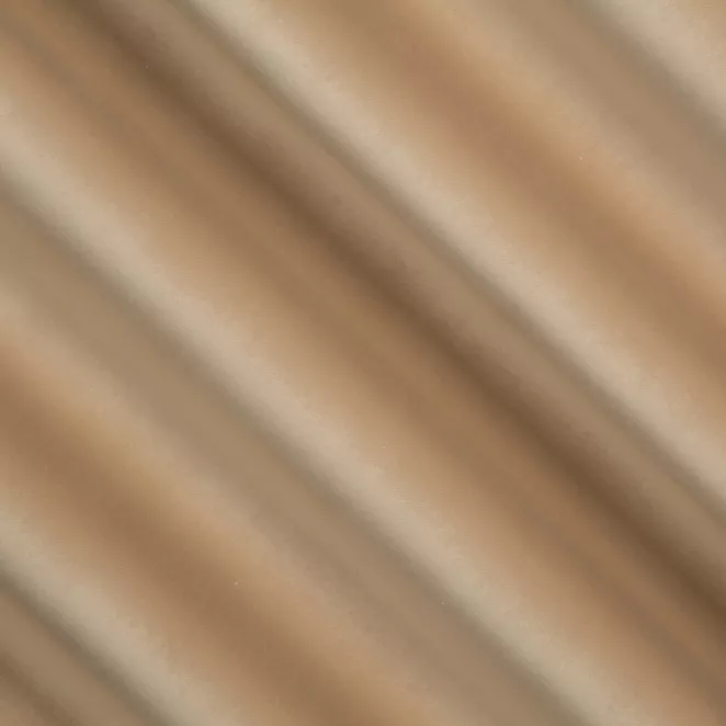 E109/4 Zasłona szyta na taśmie 5 cm ciemnobeżowa z gładkiego, matowego welwetu