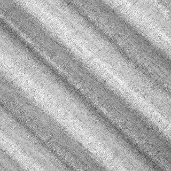 P273/6 Zasłona szyta na taśmie 5 cm popielato srebrna tkanina o naturalnym splocie z delikatnym połyskiem