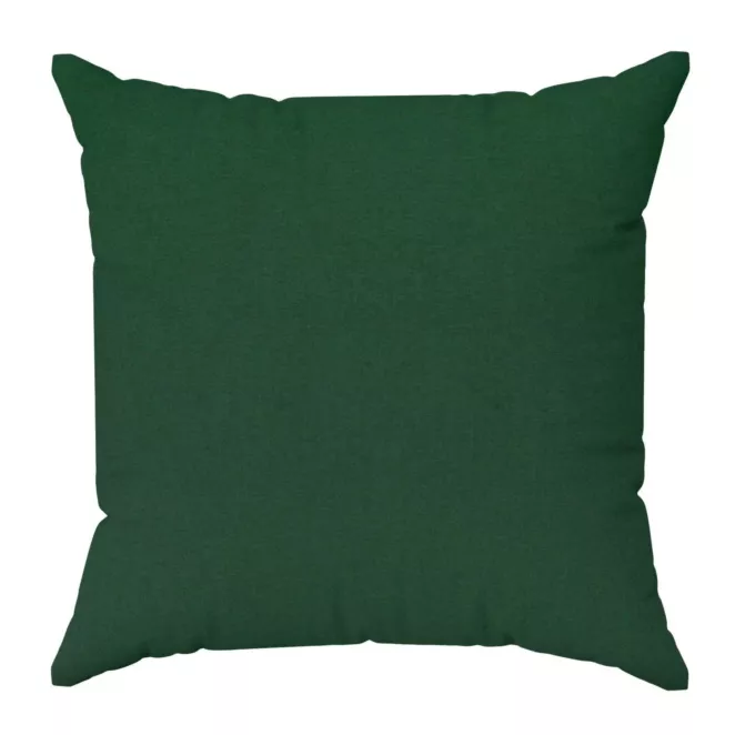 Poszewka szyta zielona z miękkiej tkaniny o welurowej strukturze