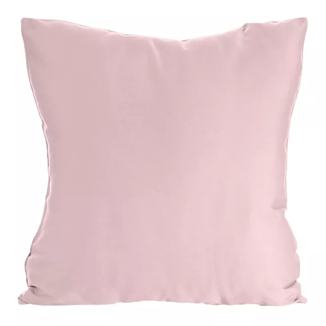 Poszewka na poduszkę 40x40 cm z satyny bawełnianej pudrowo różowa NOVA