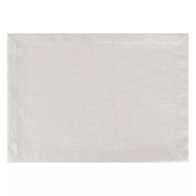 Komplet podkładek 4 szt kremowy 32x45 cm INES 12 z przetykaną błyszczącą nicią