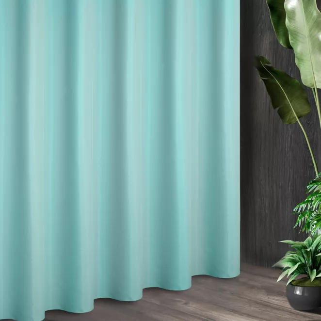 Tkanina zasłonowa z ozdobnym splotem i dodatkiem błyszczącej nici