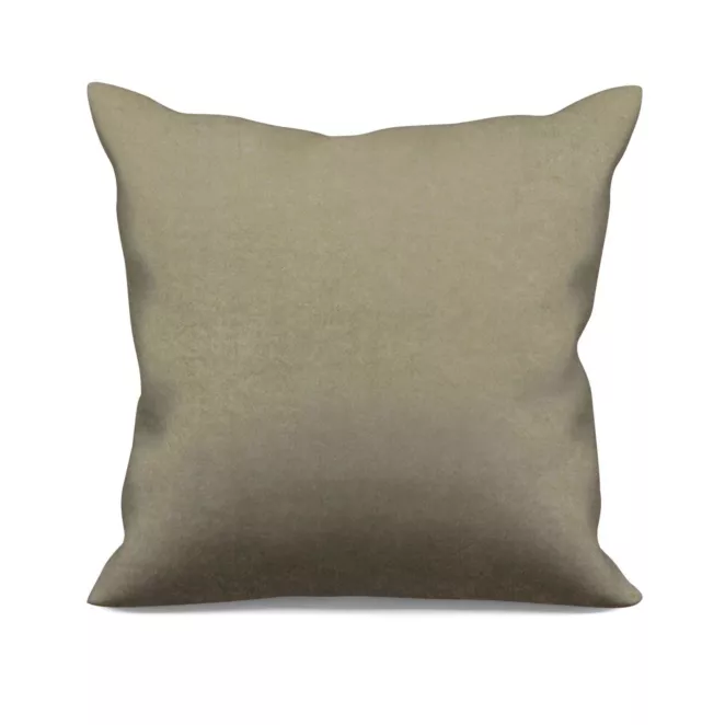 Poszewka szyta ADESSA brązowa z miękkiej tkaniny o welurowej strukturze