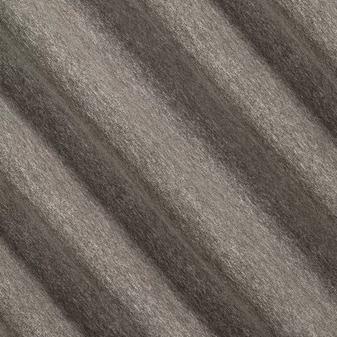 R240/5 Zasłona szyta na taśmie 5 cm popielata z tkaniny o grubym splocie, z efektem melanżu