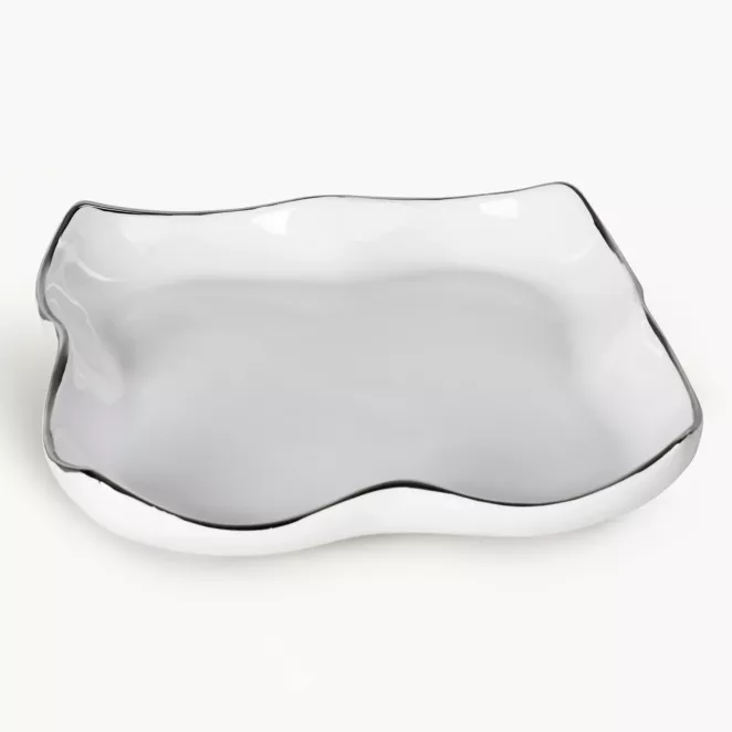 Patera dekoracyjna z falującymi brzegami TONY