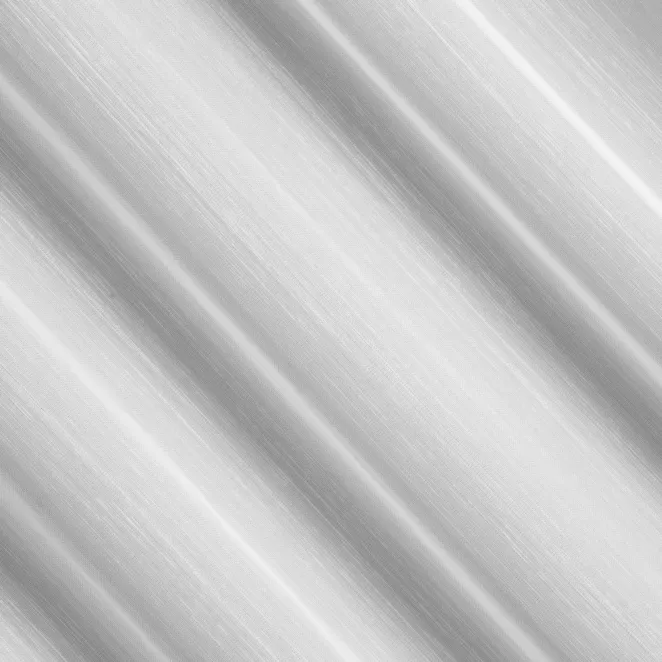 M191/3 Firana szyta na taśmie 5 cm biała z miękkiej tkaniny z rysunkiem delikatnych linii wykończonej obciążnikiem