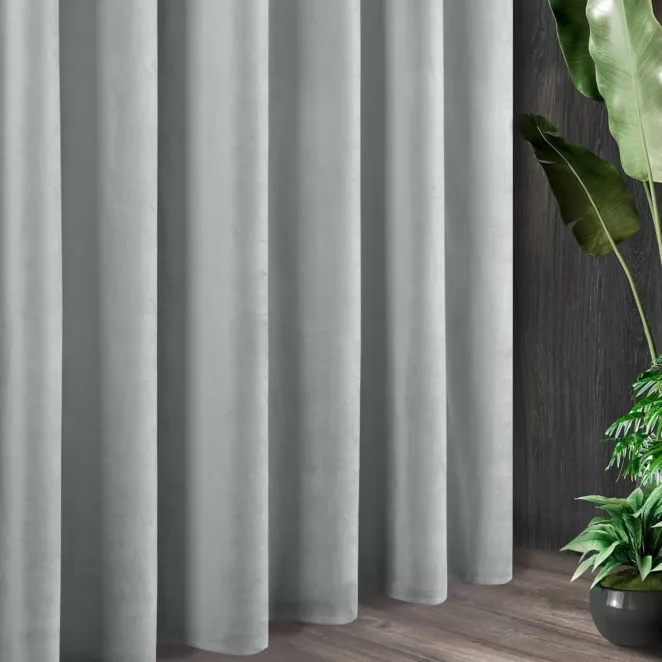 Tkanina zasłonowa SIBEL  miękki i delikatny welwet z delikatnym połyskiem