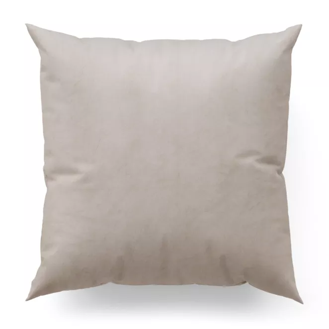 Poszewka szyta WALDO jasnobeżowa ze szlachetnej grubej tkaniny welwetowej o gramaturze 400g/m2