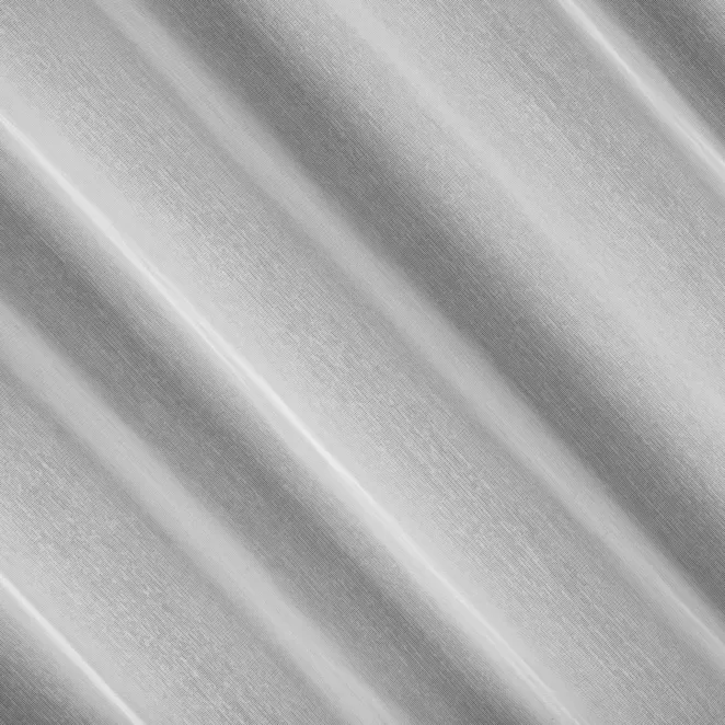 H249/6 Firana szyta na taśmie 5 cm biała z matowej tkaniny tkaniny typu ADEN z ozdobną aplikacją