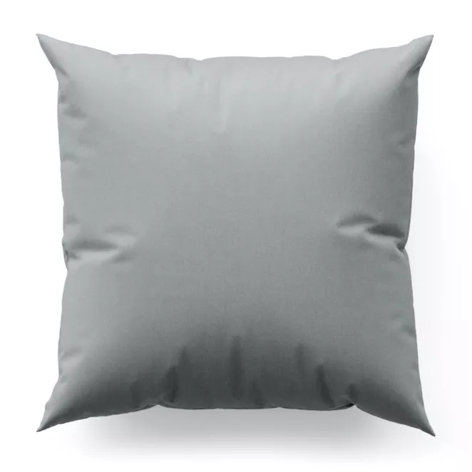 Poszewka szyta stalowa z miękkiej tkaniny w drobny wzór jodełkowy