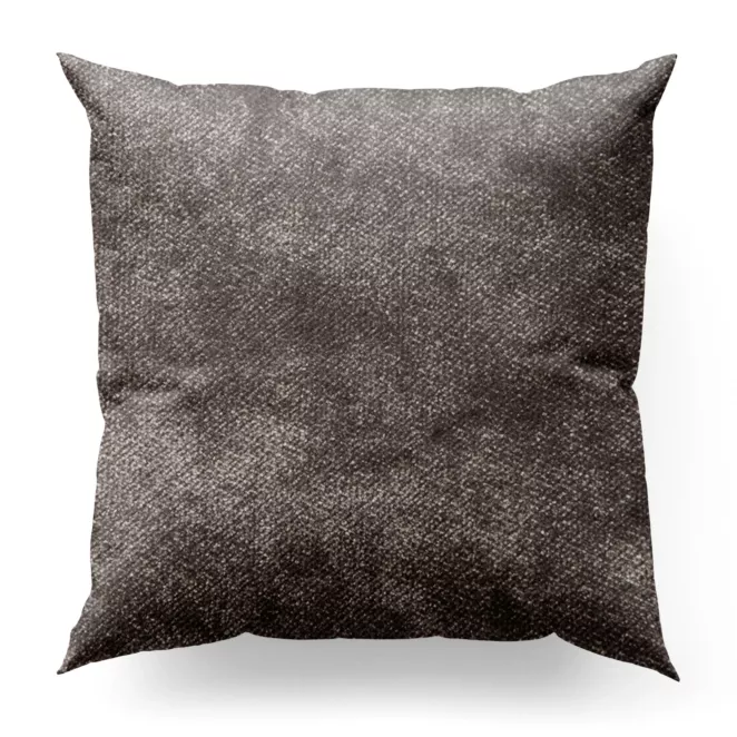 Poszewka szyta stalowa z miękkiej welwetowej tkaniny z połyskiem