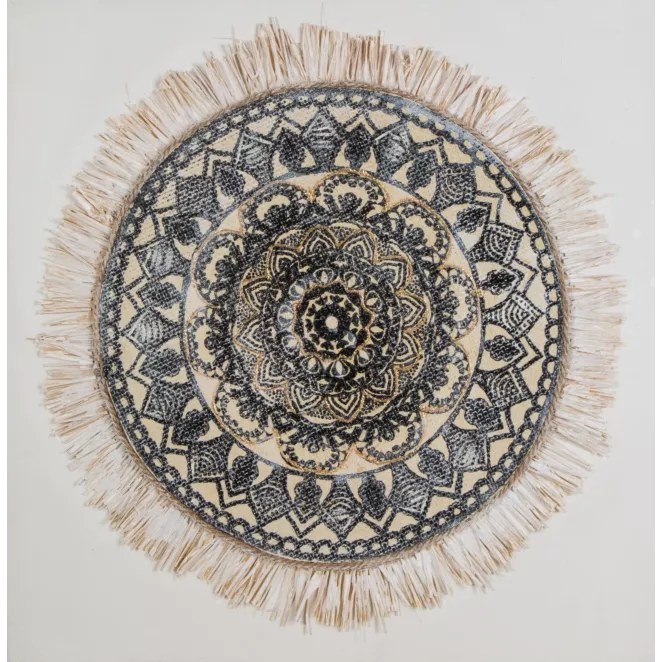 Obraz ORAMENTS kolaż z okrągłym ornamentem w stylu boho