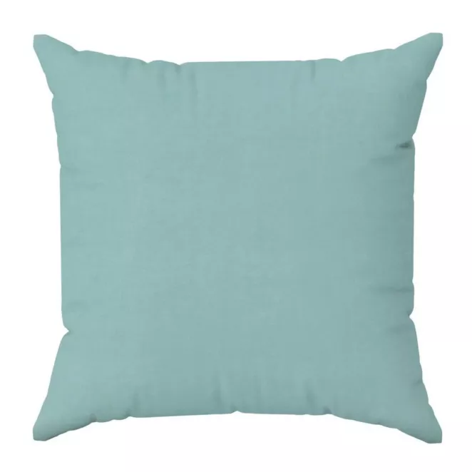 Poszewka szyta ENYA morska z miękkiej półmatowej tkaniny welwetowej