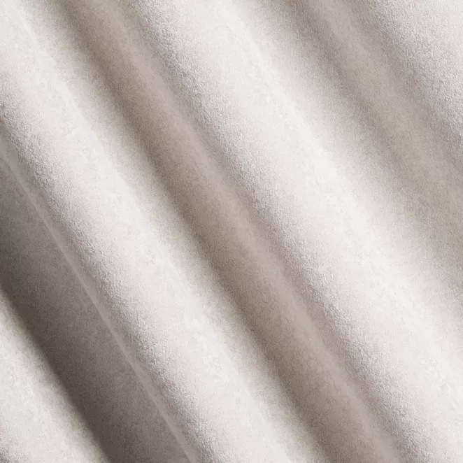 H194/2 Zasłona szyta na taśmie 5 cm VISCAYA beżowa z melanżowej i miłej w dotyku tkaniny