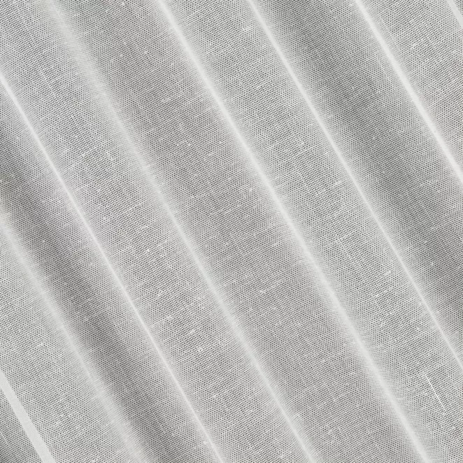 H211/1 Firana szyta na taśmie 5 cm naturalna z grubej, matowej tkaniny o naturalnym splocie wykończona obciążnikiem